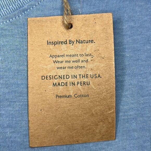 ULURU Men’s Blue Denver Mile High City Long Sleeve T-Shirt Size Medium - Picture 5 of 10